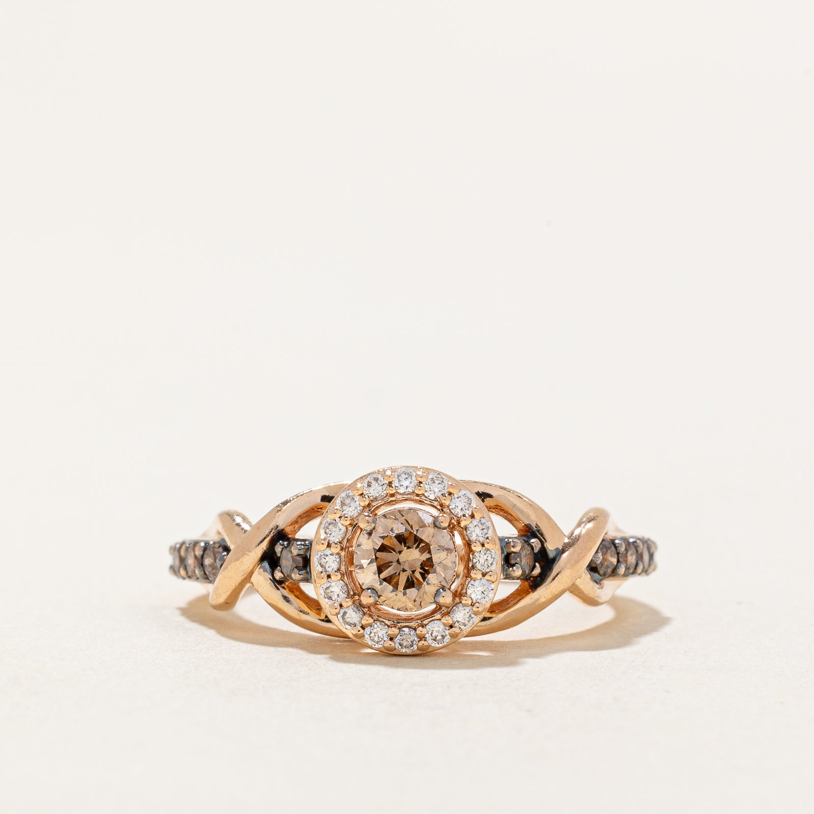 'Le Vian' Brown Diamond Engagement Ring | 0.60ctw | SZ 6.75 |