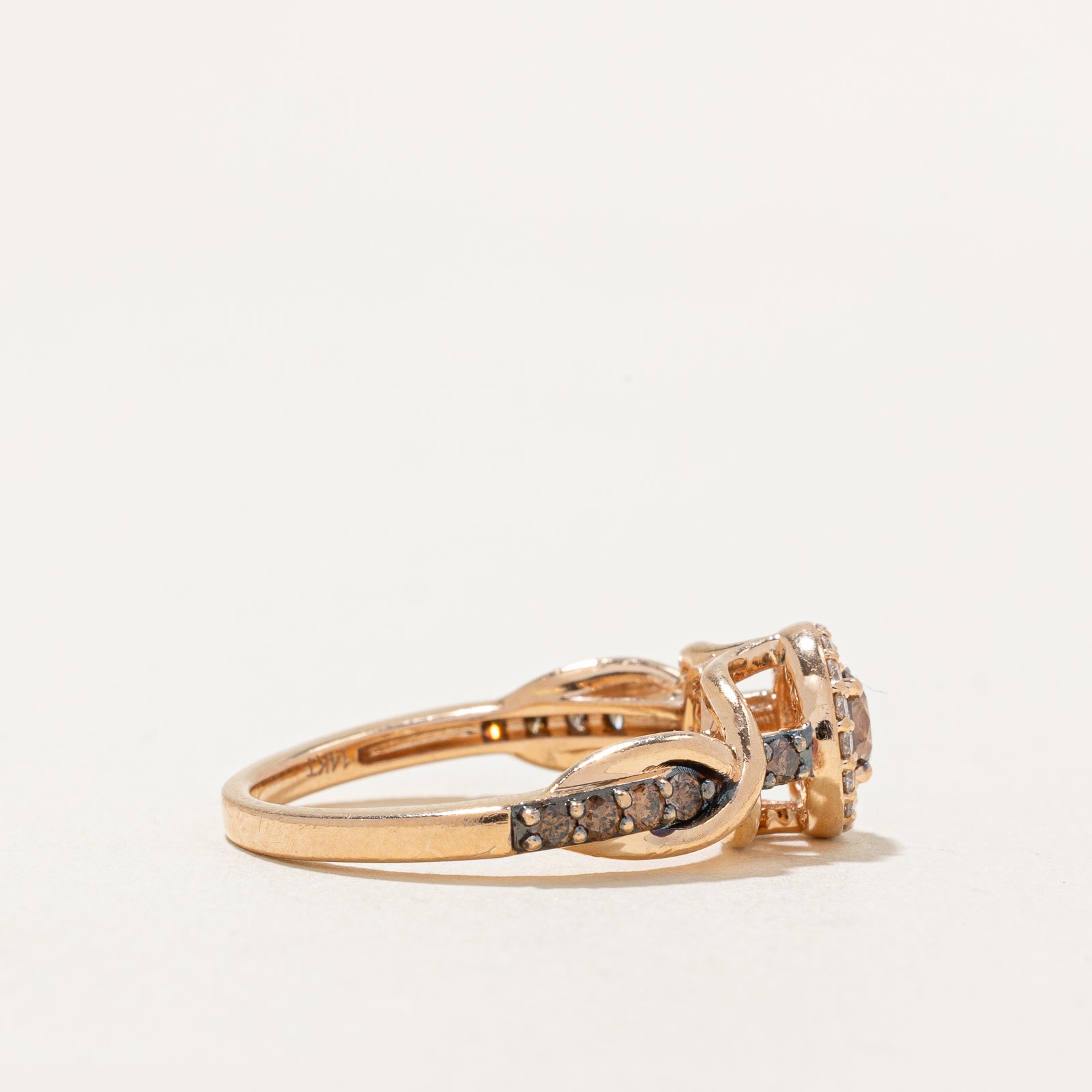'Le Vian' Brown Diamond Engagement Ring | 0.60ctw | SZ 6.75 |