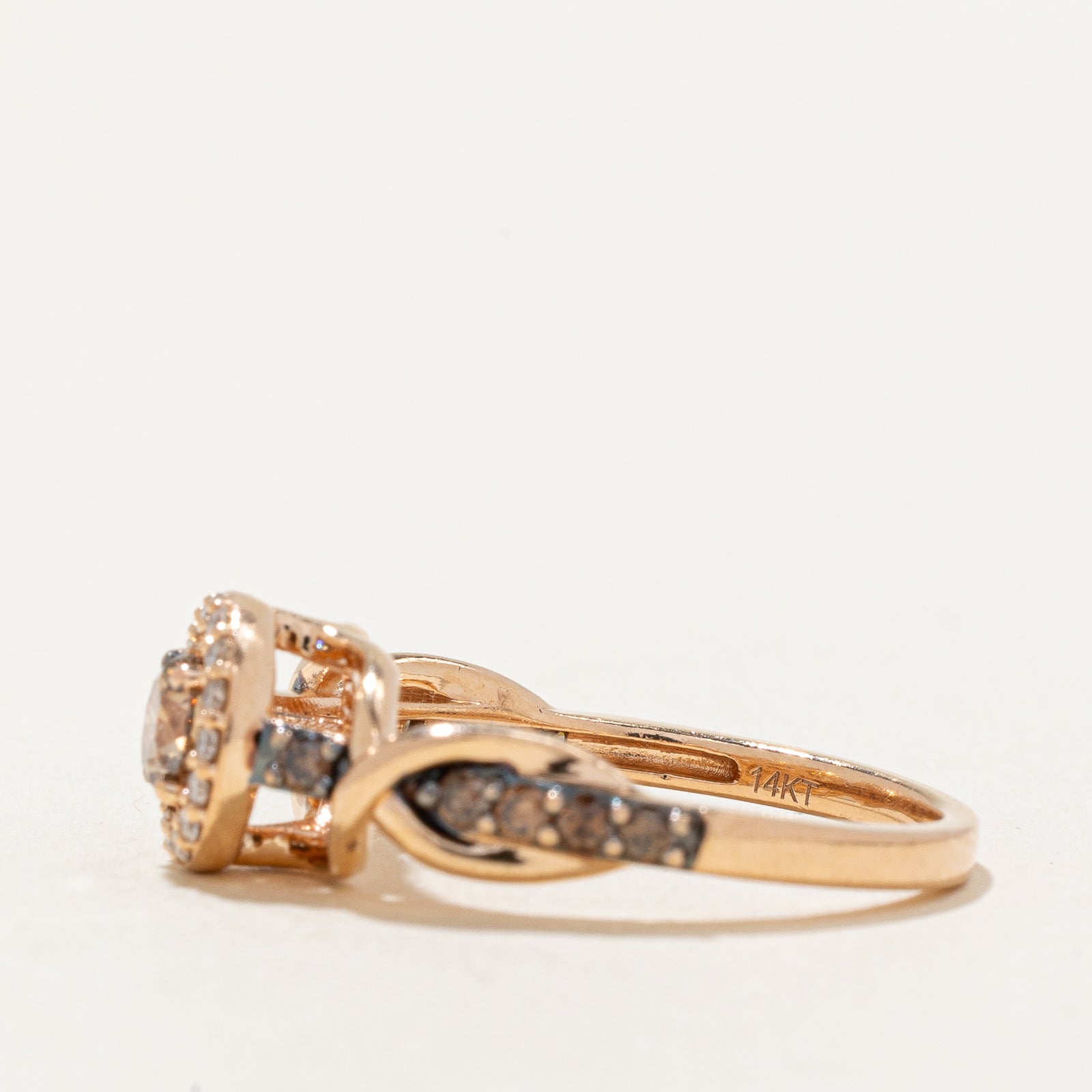 'Le Vian' Brown Diamond Engagement Ring | 0.60ctw | SZ 6.75 |