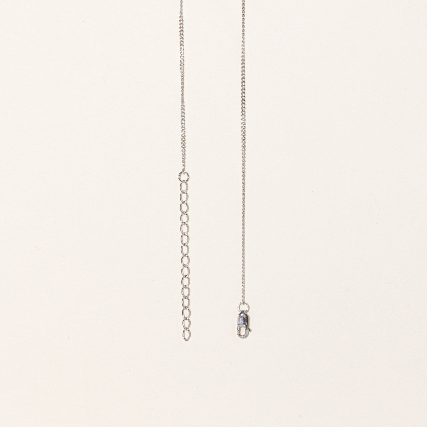 100 Ways' 10K Adjustable White Gold Chain | 1.3mm | 16" - 18"