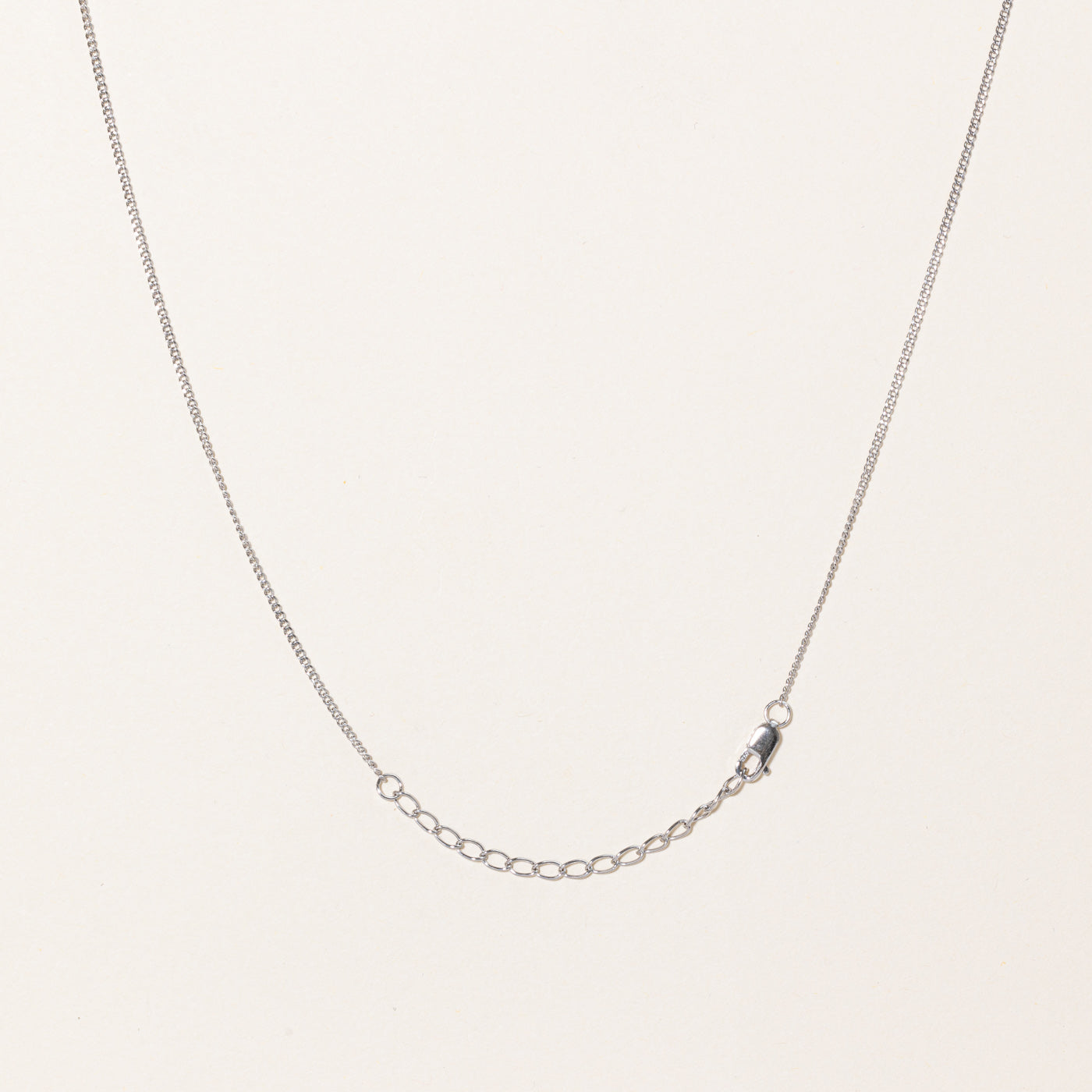 100 Ways' 14K Adjustable White Gold Chain | 1.3mm | 16" - 18"