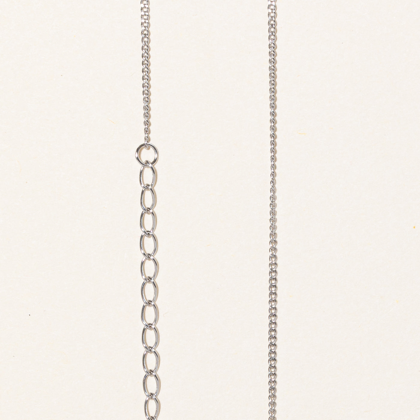100 Ways' 14K Adjustable White Gold Chain | 1.3mm | 16" - 18"
