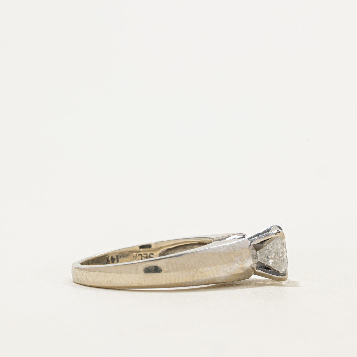 Bague de fiançailles solitaire en diamant | 1,50 ct | Taille 6,5 |