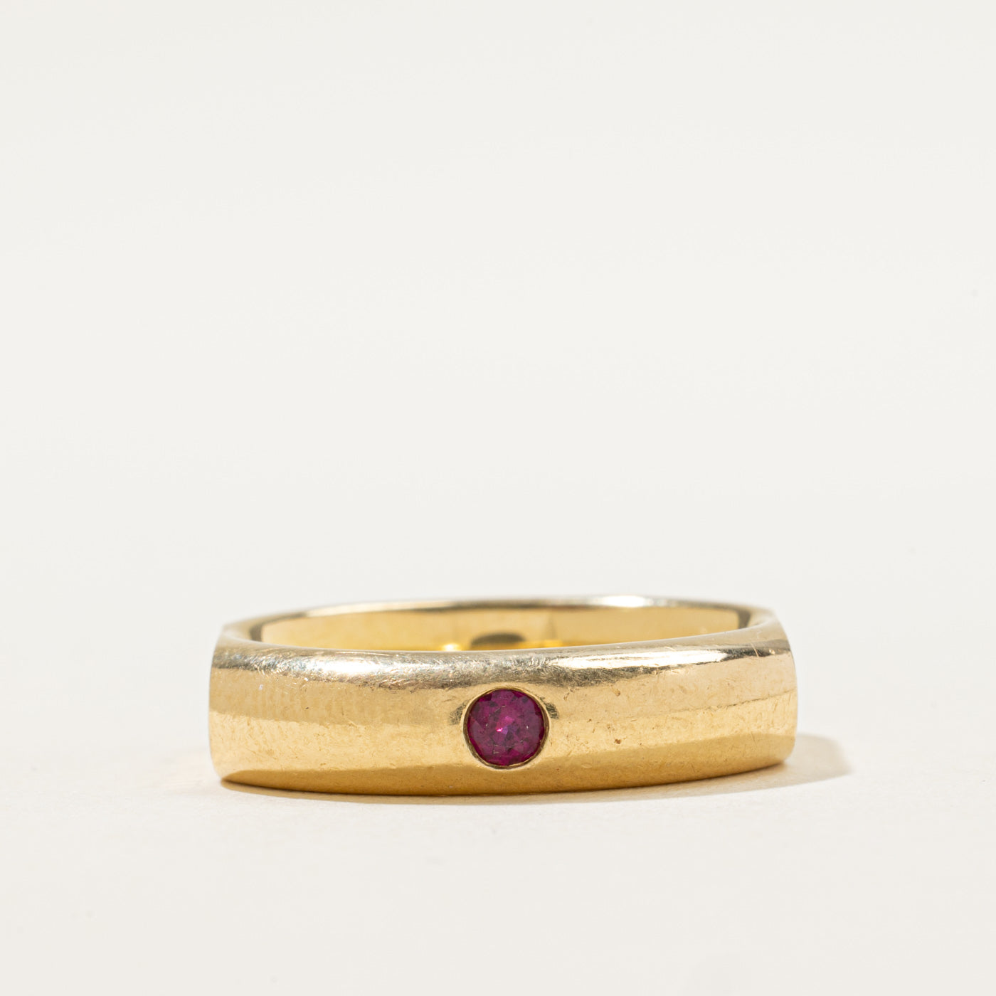 Ruby Roman Numeral Ring | 0.10ct | SZ 8.75 |