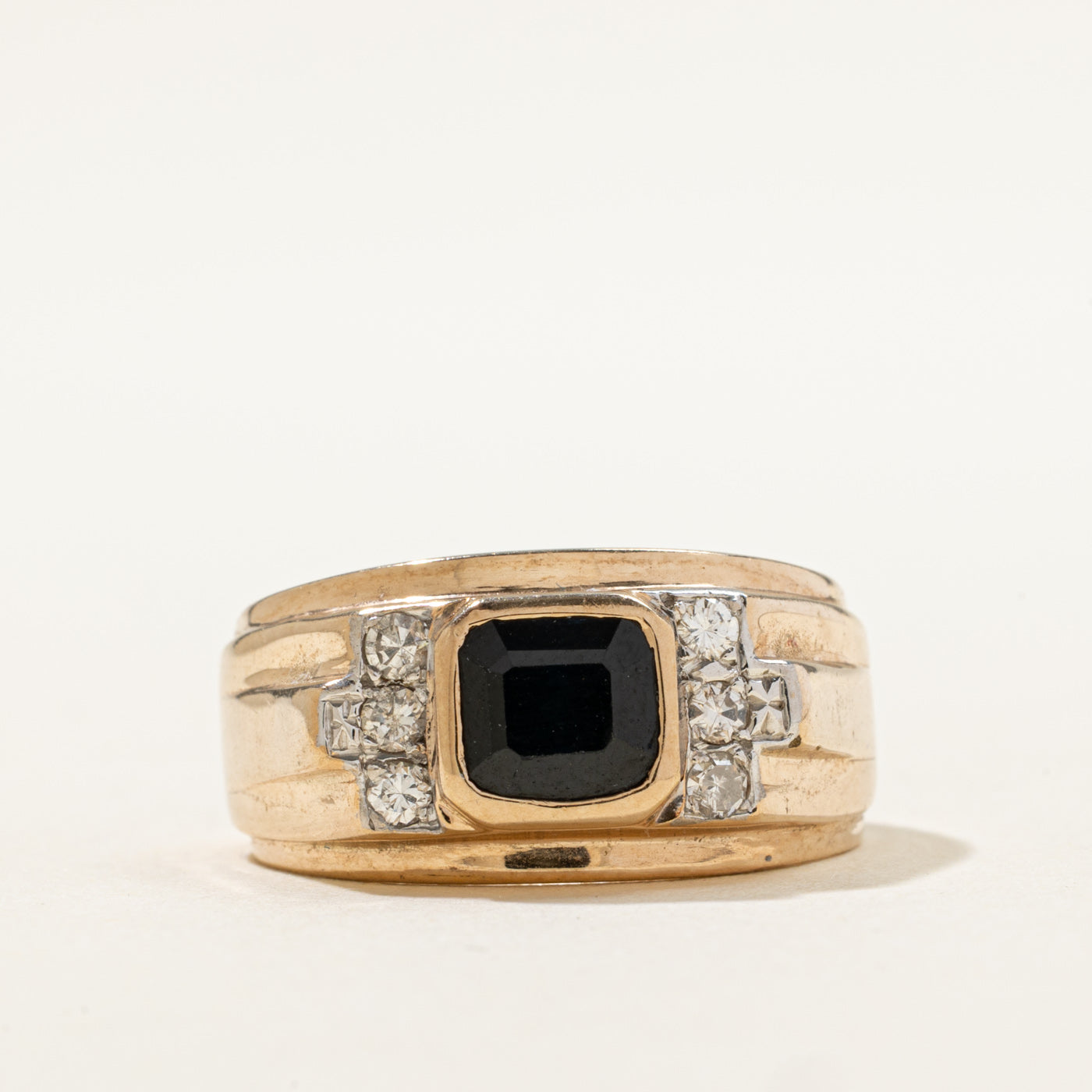 Sapphire & Diamond Cocktail Ring | 1.75ct, 0.18ctw | SZ 8 |