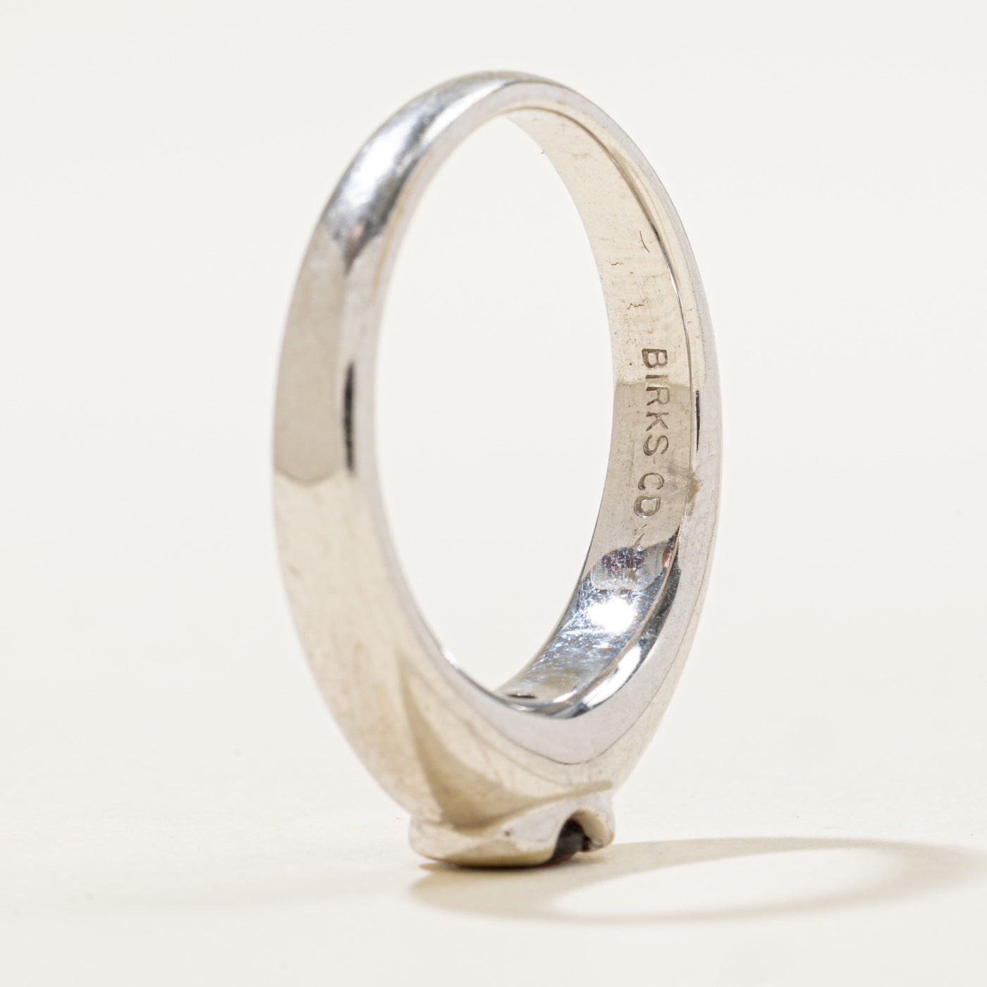 Bague en grenat « Birks » | 0,50 ct | Taille 7 |