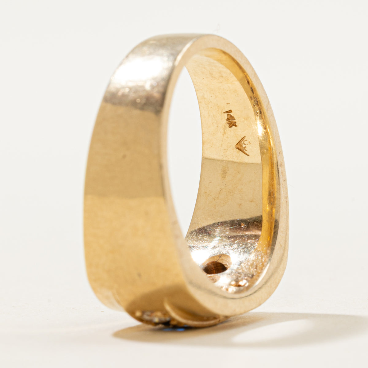 Bague en diamant et saphir | 0,23 ct, 0,20 ct | Taille 8 |