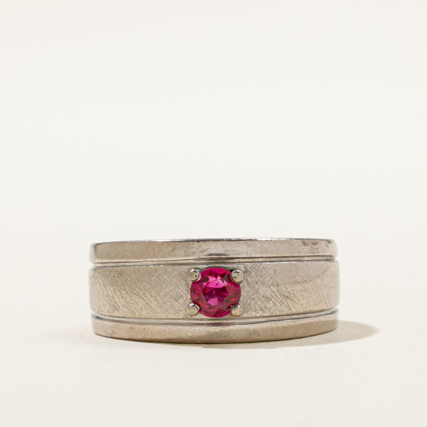 Solitaire Rubis Bande | Taille 6,5 |