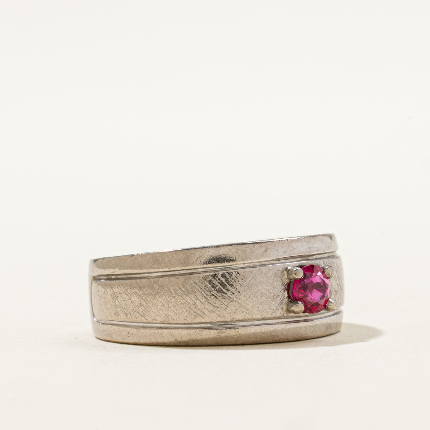 Solitaire Rubis Bande | Taille 6,5 |