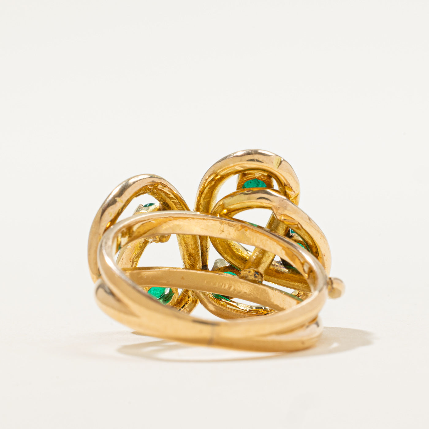 Abstract Emerald Ring | 0.45ctw | SZ 7.25 |