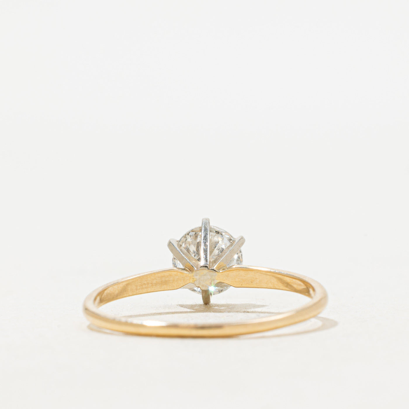 Six Prong Solitaire Diamond Engagement Ring | 0.95 ct, SZ 8.5 |