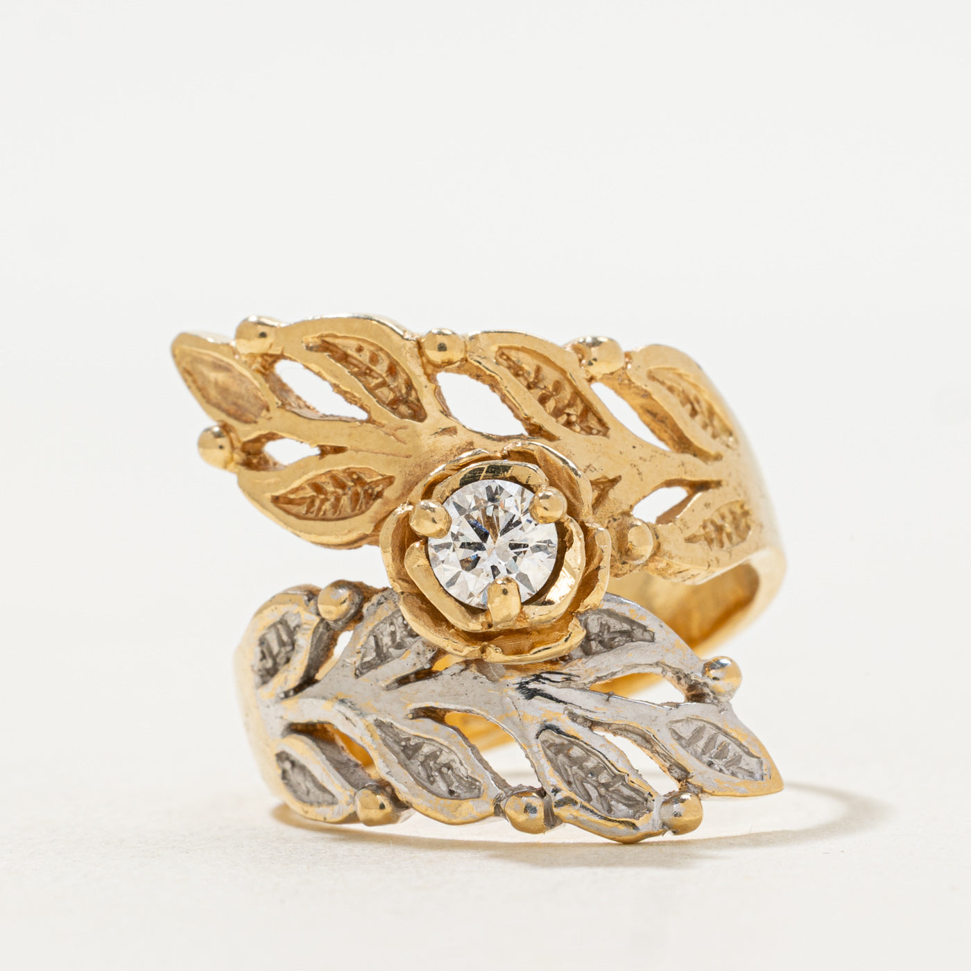 Bypass Diamond Engagement Ring | 0.36 ctw, SZ 9 |