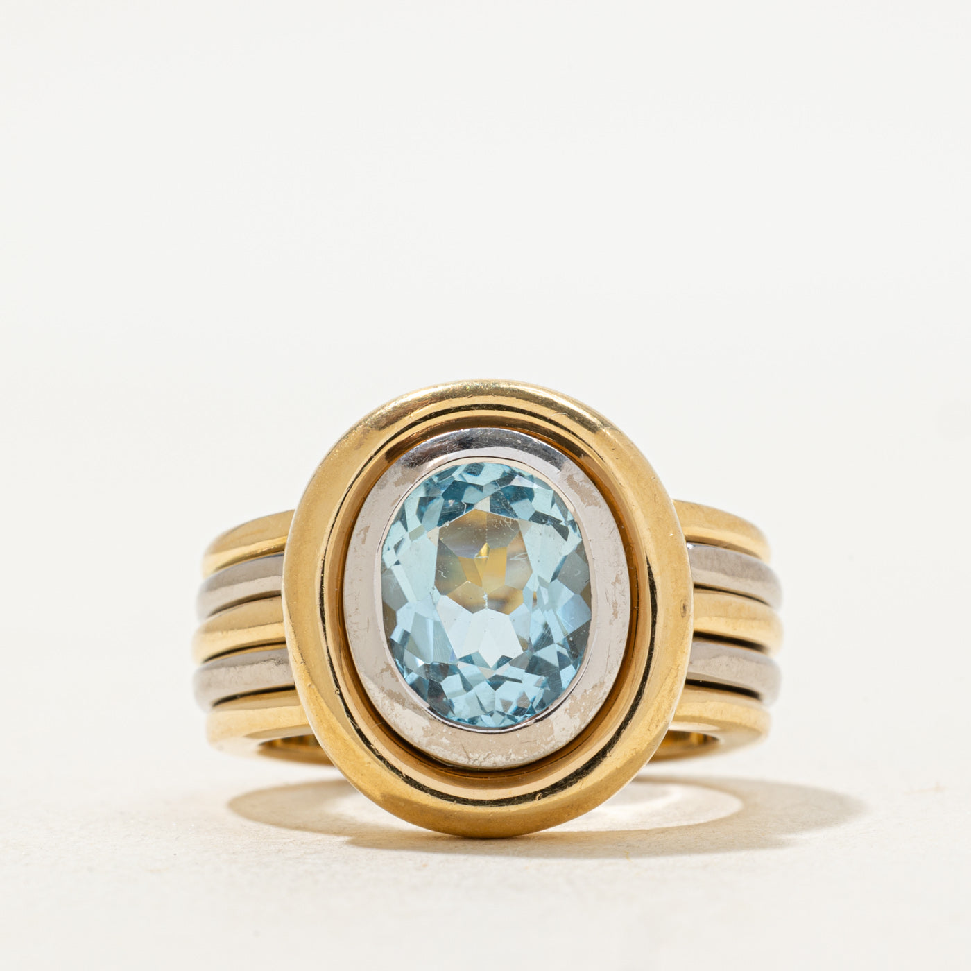 Bezel Set Topaz Ring | 3.16ct | SZ 6.25 |