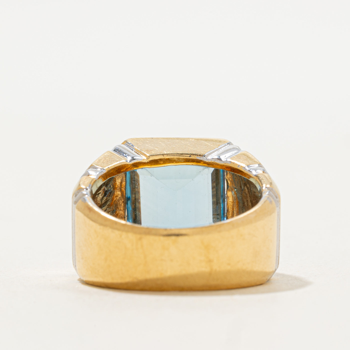 Bezel Set Blue Topaz Ring | 9.00ct | SZ 7.5 |