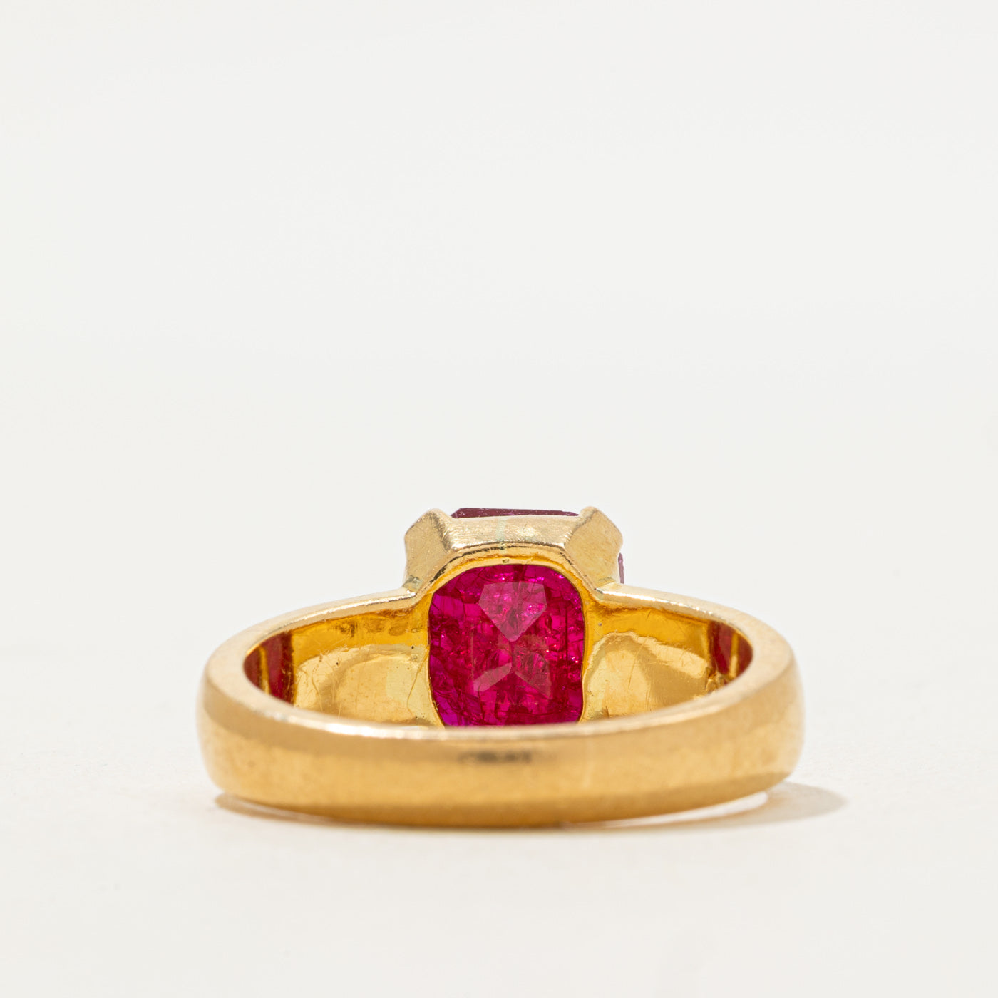 Solitaire Ruby Ring | 5.50ct | SZ 9.75 |
