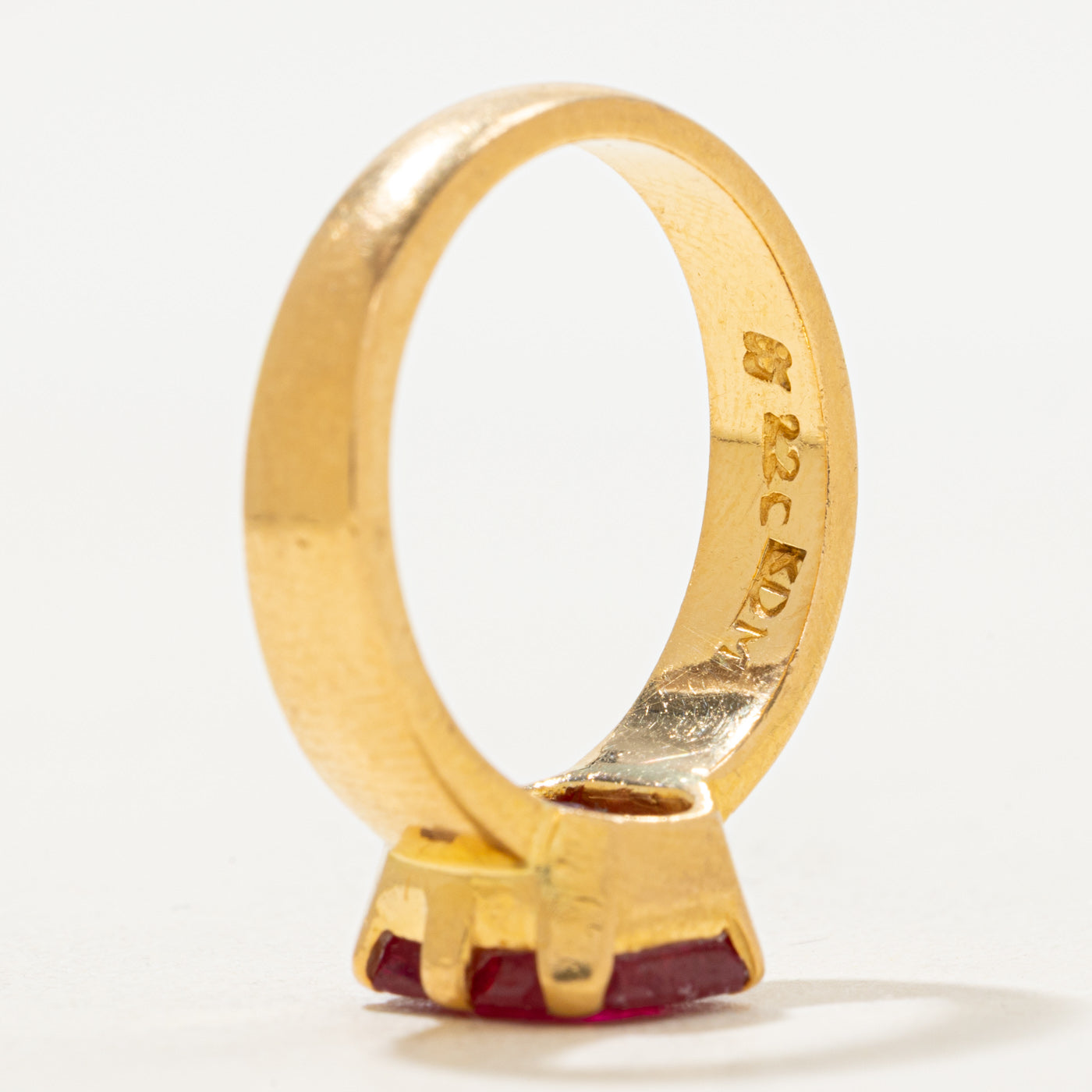 Solitaire Ruby Ring | 5.50ct | SZ 9.75 |