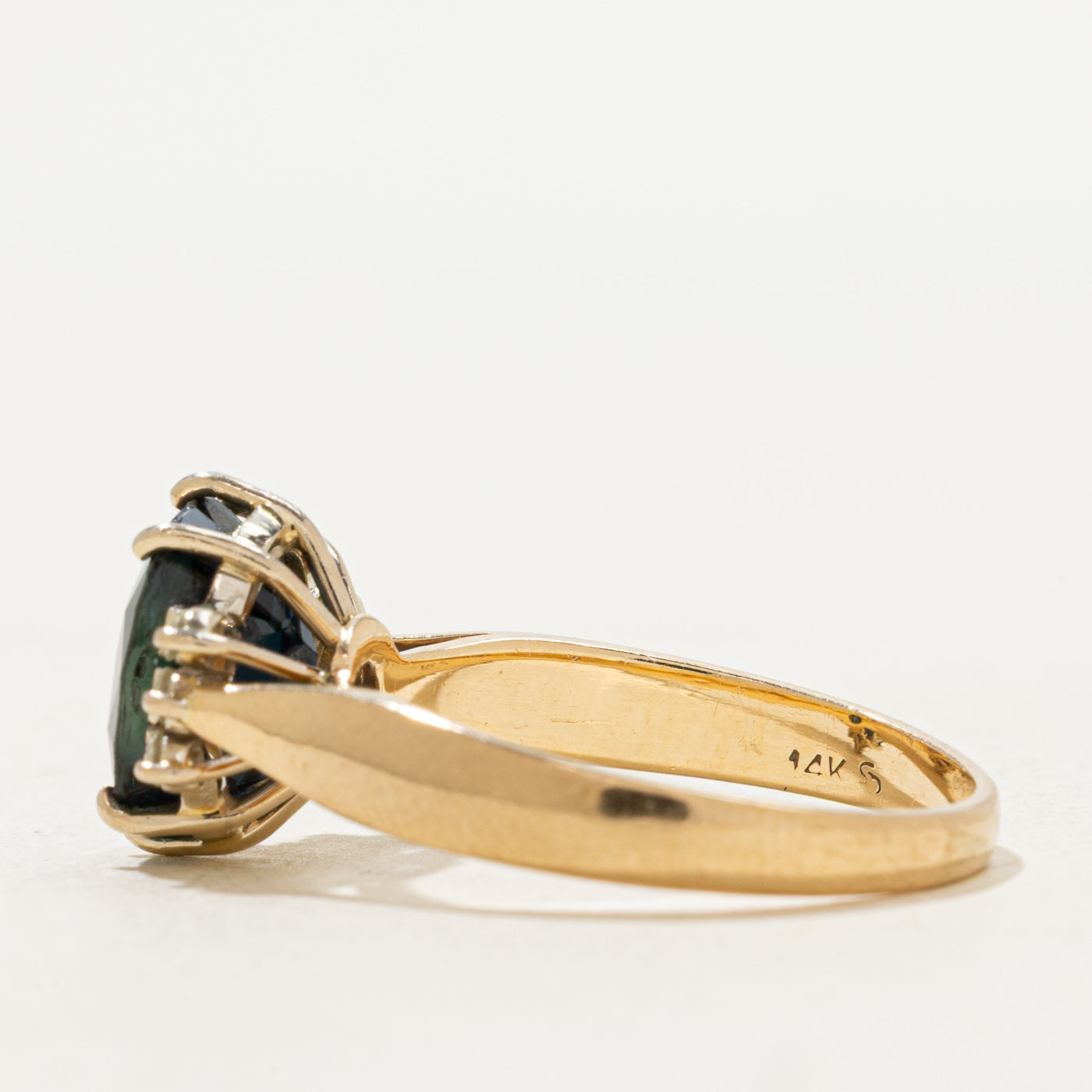 Sapphire & Diamond Ring | 4.00ct, 0.12ctw | SZ 8 |