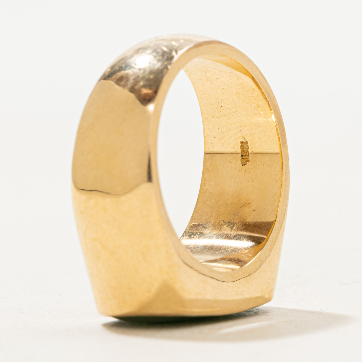 18K Jadeite Signet Ring | 2.50ct | SZ 7.5 |