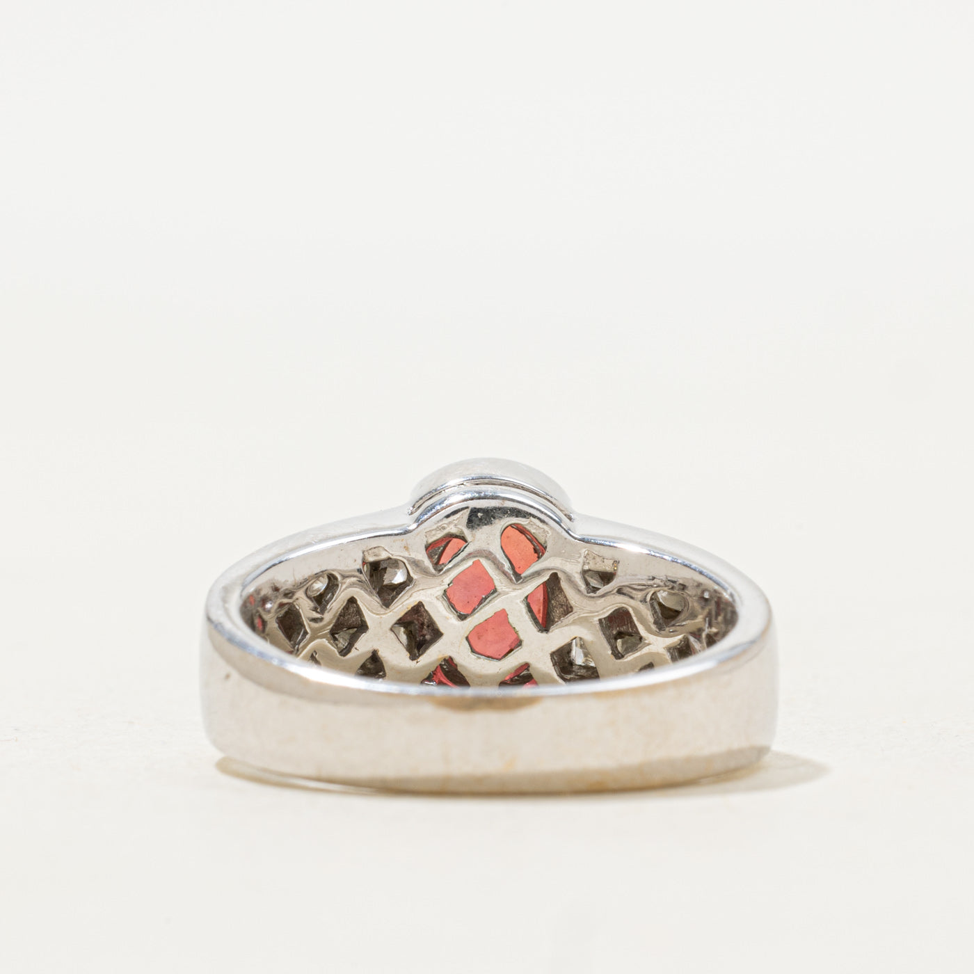 Bague saphir et diamant sertie semi-clos | 1,60 ct, 1,00 ct au total | Taille 6,75 |