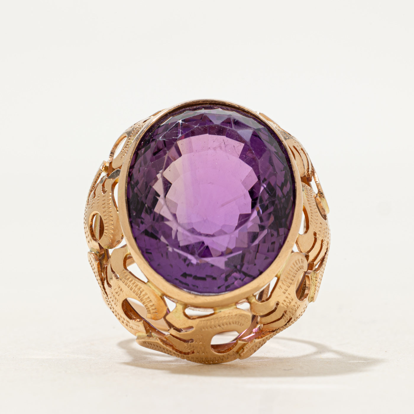 Amethyst Cocktail Ring | 25.00ct | SZ 7.75 |