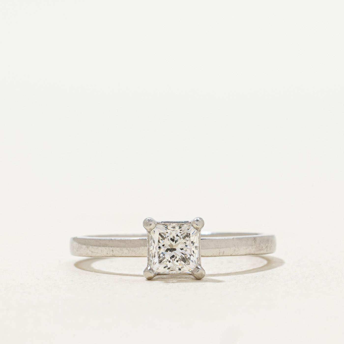 Princess Cut GIA Diamond Ring | 0.71 ct, SZ 7.75 |