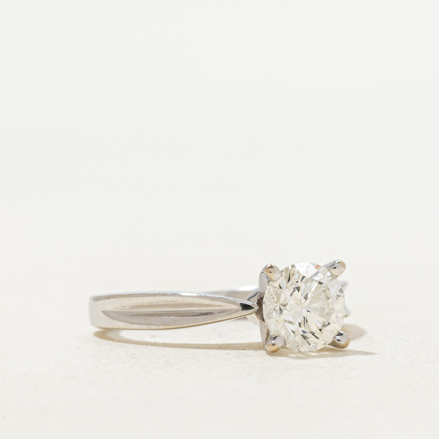 Prong Set Solitaire Diamond Engagement Ring | 1.01 ct, SZ 4.75 |