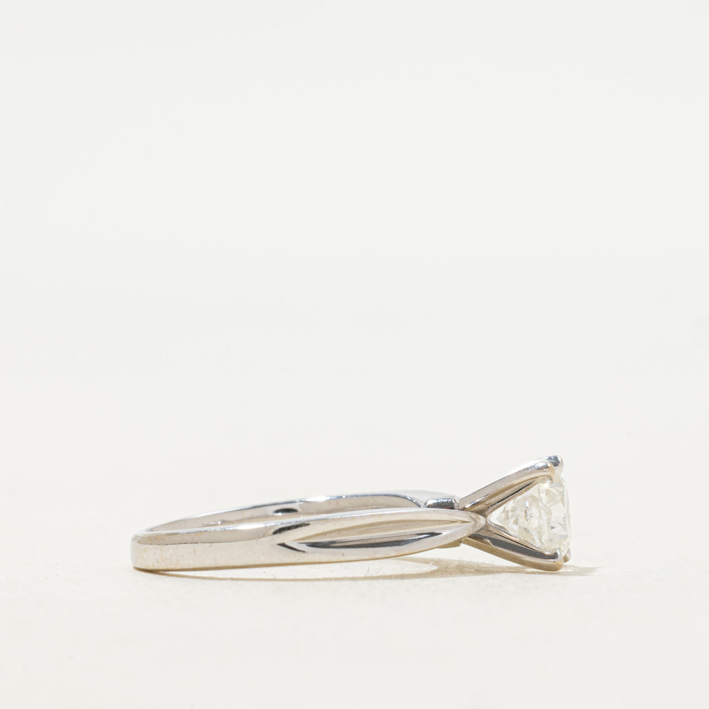 Prong Set Solitaire Diamond Engagement Ring | 1.01 ct, SZ 4.75 |