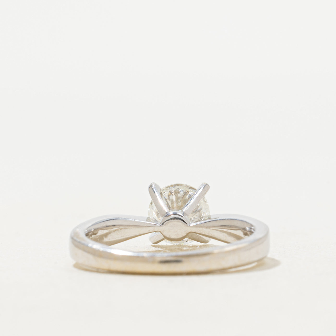 Prong Set Solitaire Diamond Engagement Ring | 1.01 ct, SZ 4.75 |