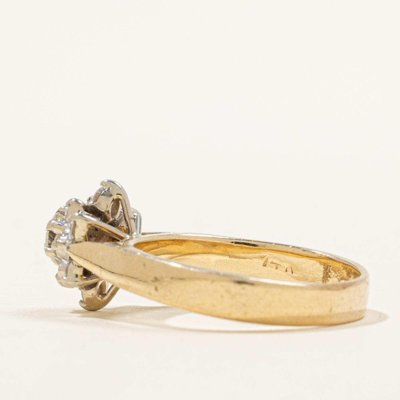 Bague cocktail en diamants | 0,38 ct | Taille 6,5 |