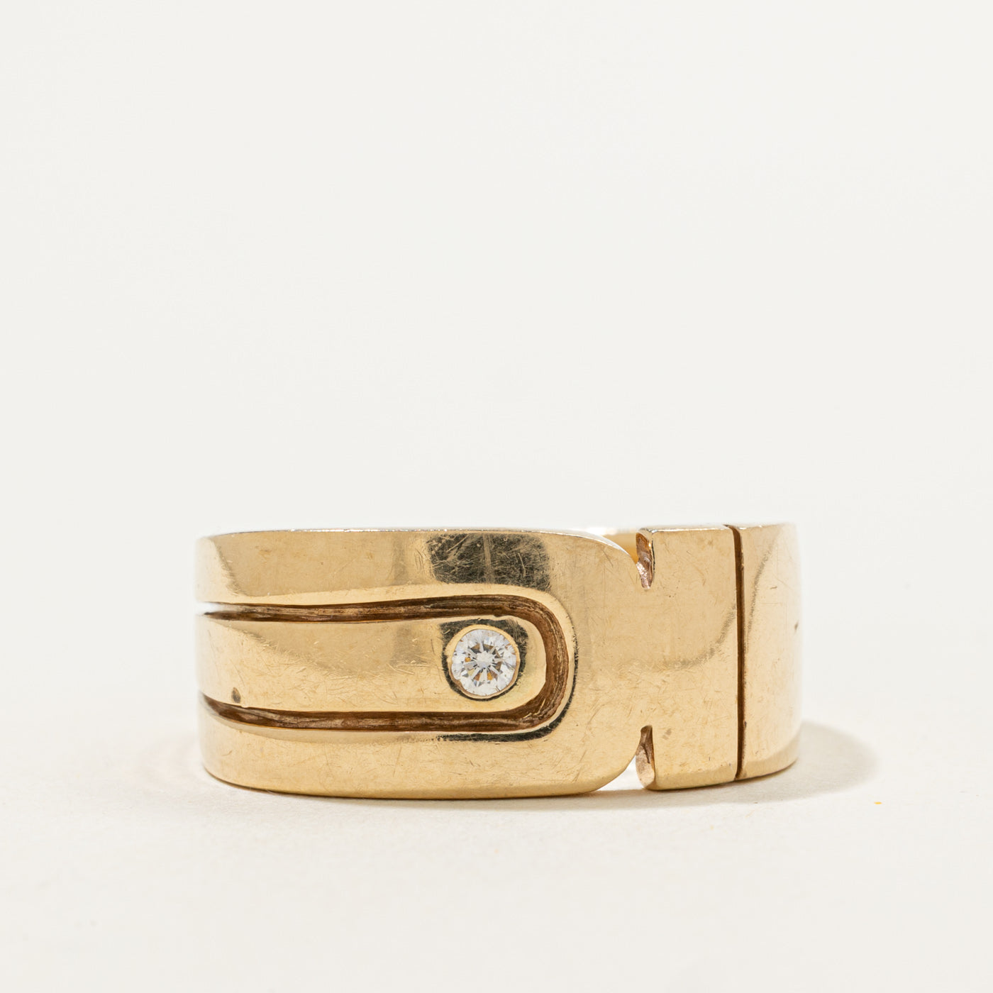 Diamond Initial Ring | 0.06ct | SZ 10 |