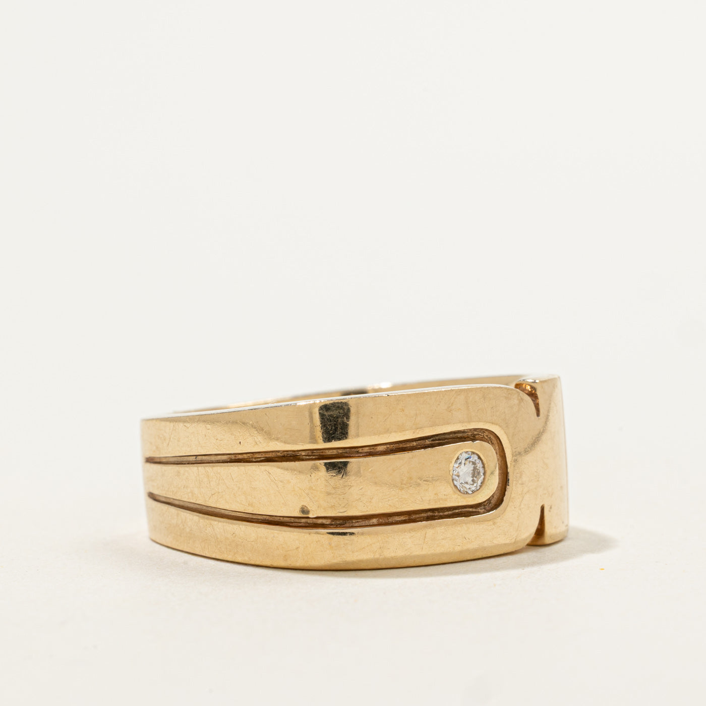 Diamond Initial Ring | 0.06ct | SZ 10 |