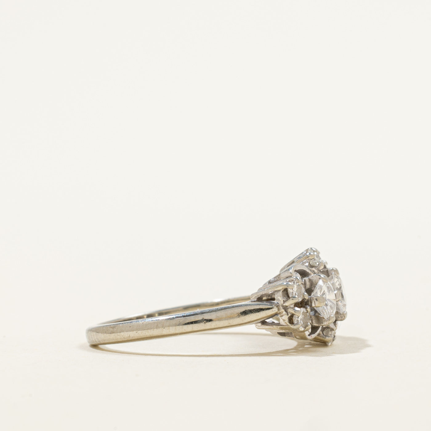 Bague de fiançailles en diamant | 0,85 ct | Taille 6,25 |