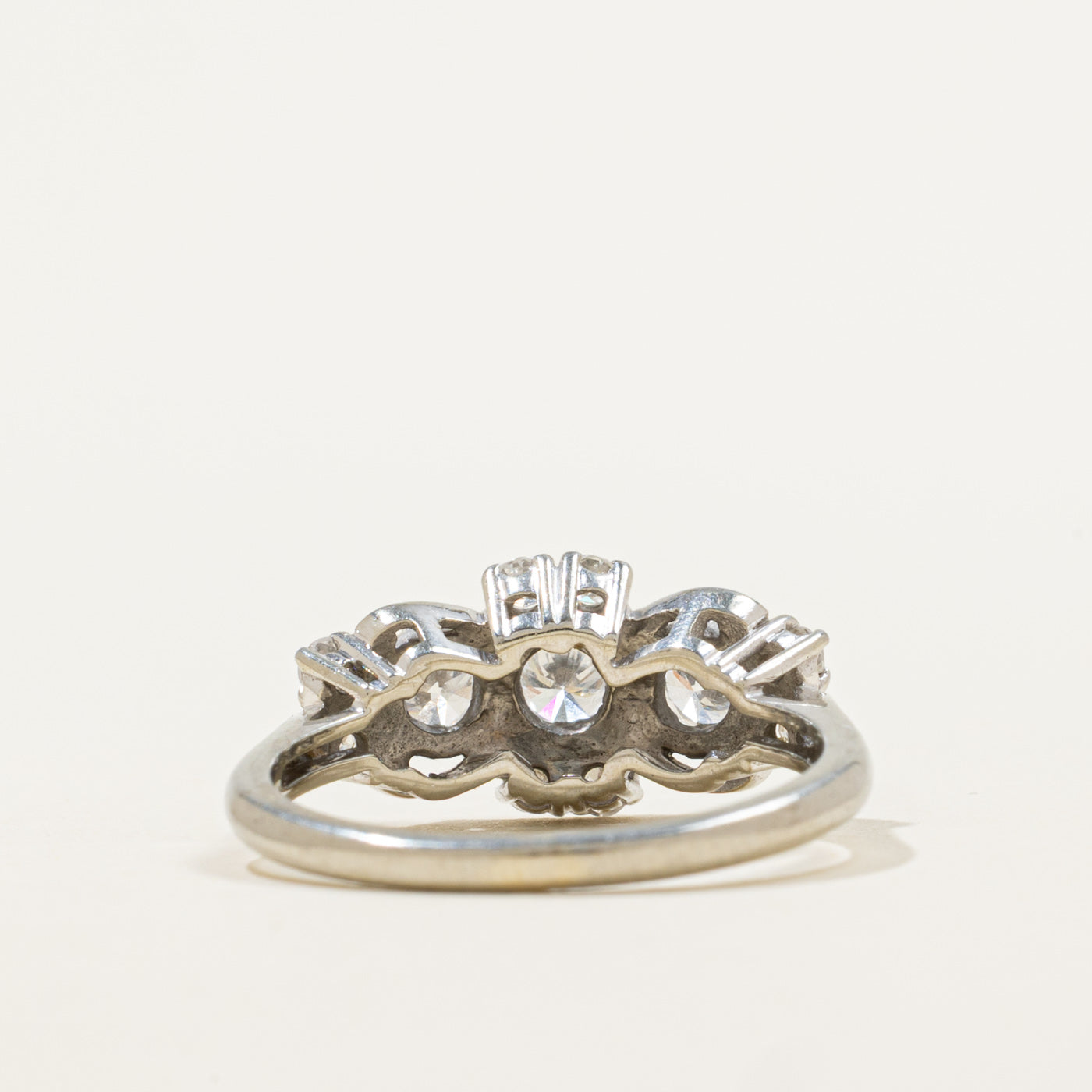 Bague de fiançailles en diamant | 0,85 ct | Taille 6,25 |