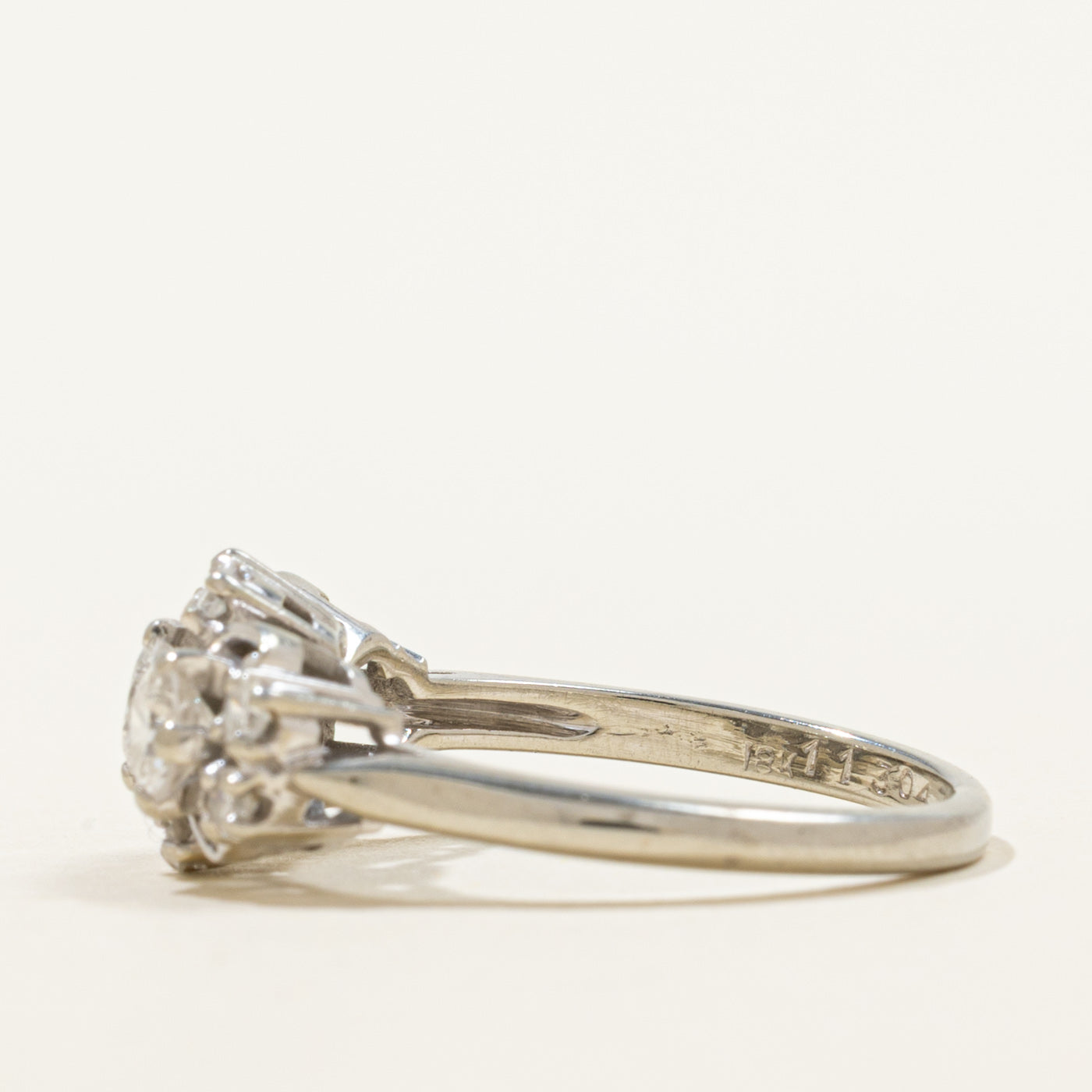 Bague de fiançailles en diamant | 0,85 ct | Taille 6,25 |