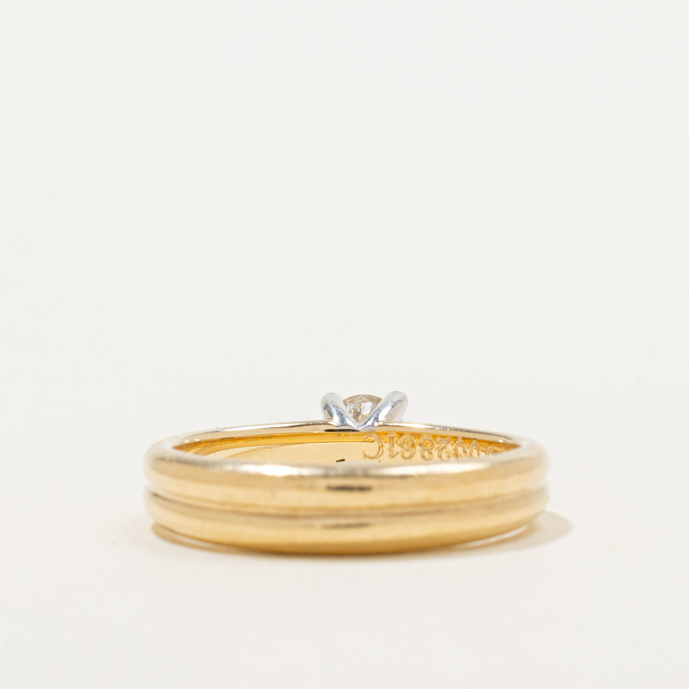Solitaire Canadian Diamond Engagement Ring | 0.28ct | SZ 6.5 |