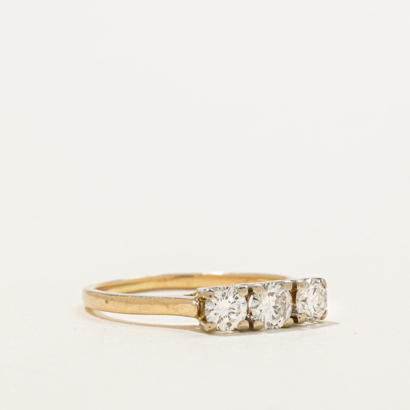 Classic Three Stone Diamond Ring | 0.59ctw | SZ 7 |