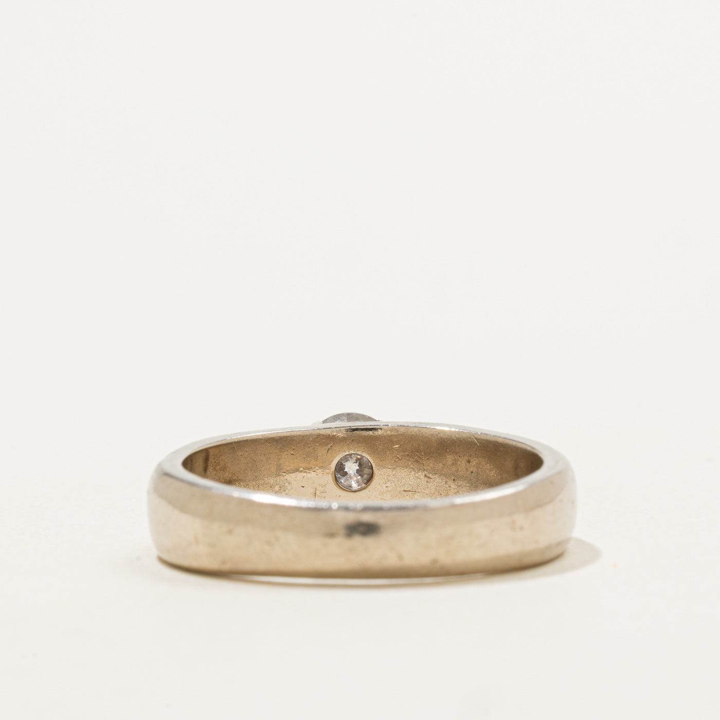 Bague solitaire diamant serti semi-clos | 0,50 ct | Taille 7,75 |
