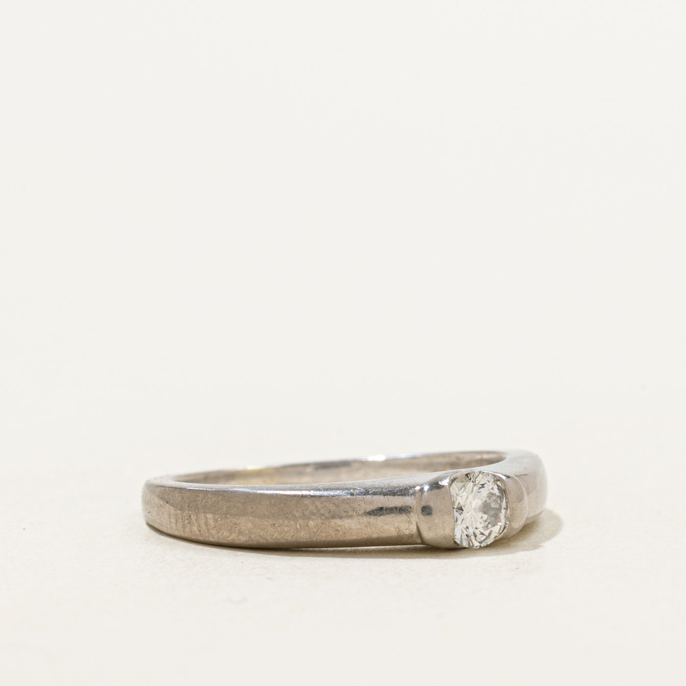 Birks' Semi Bezel Solitaire Diamond Ring | 0.14ct | SZ 4.75 |