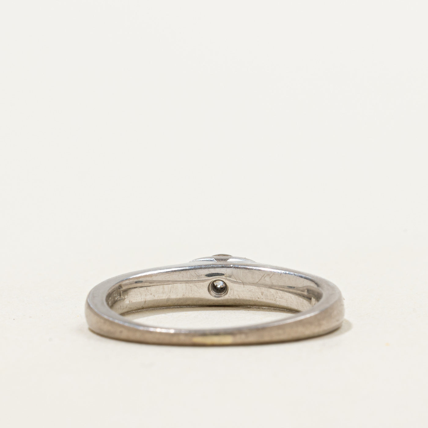 Bague solitaire diamant semi-clos Birks | 0,14 ct | Taille 4,75 |