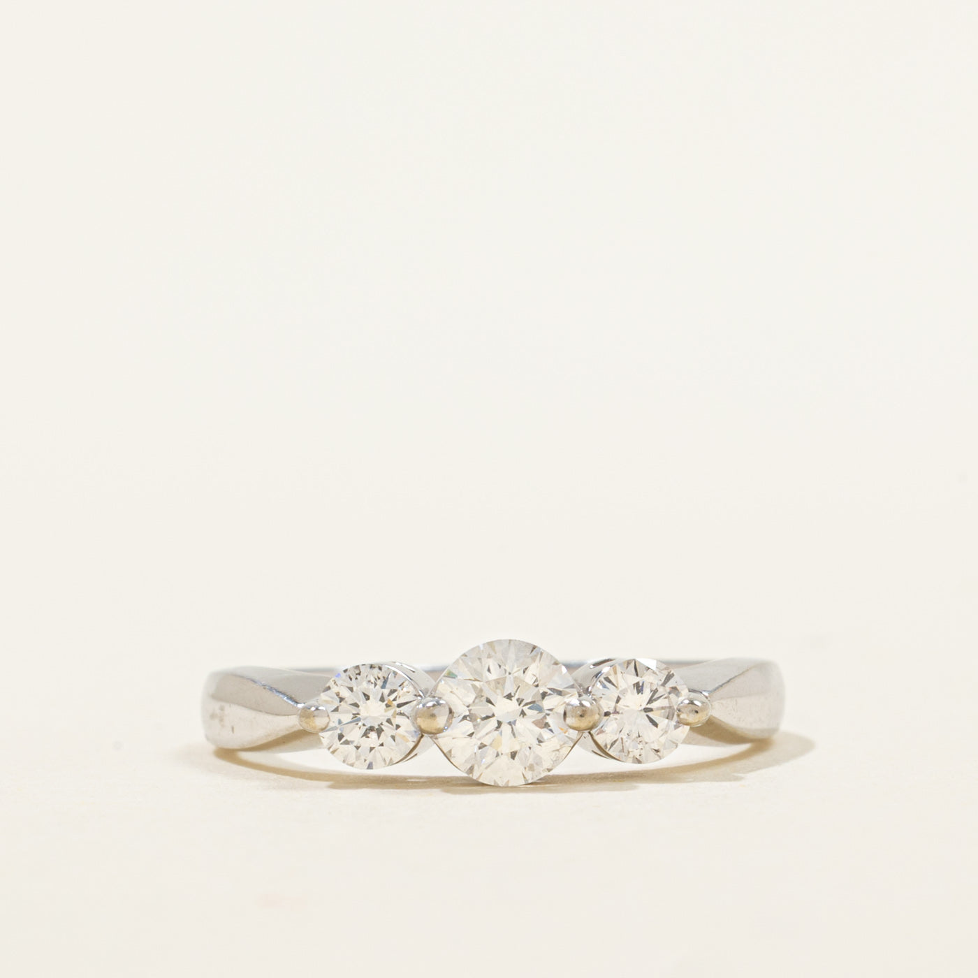 Three Stone Diamond Ring | 0.77ctw | SZ 6.5 |