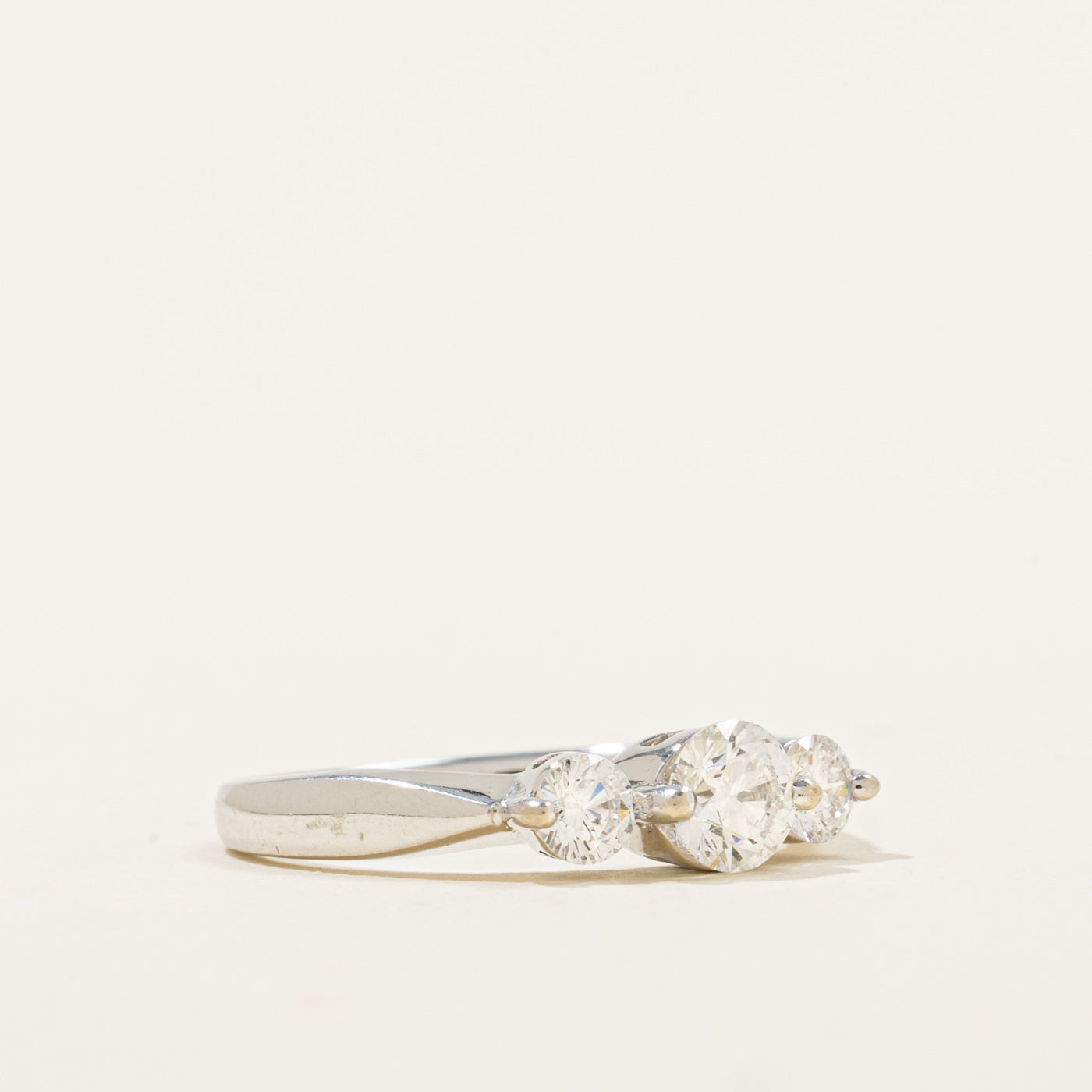 Three Stone Diamond Ring | 0.77ctw | SZ 6.5 |