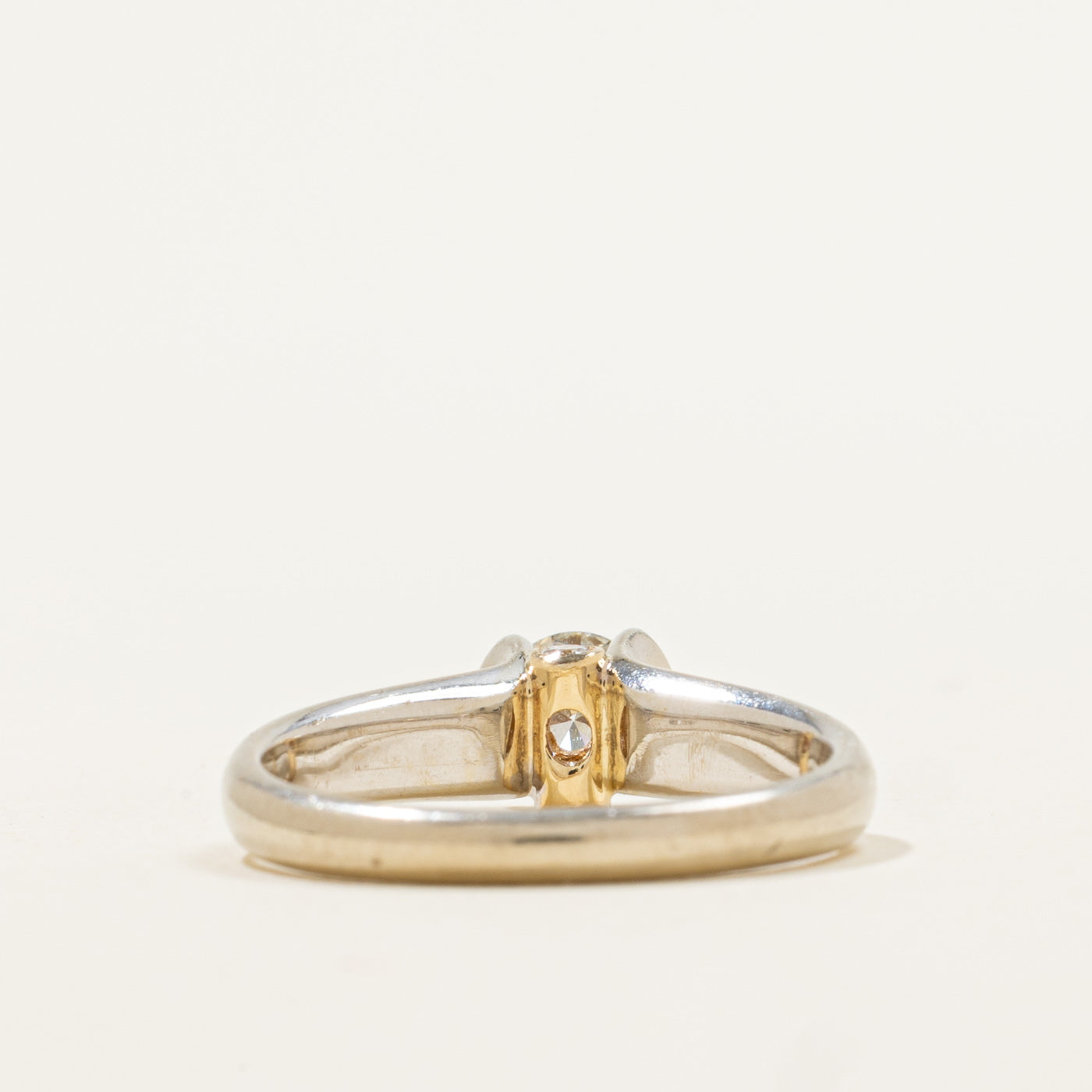 Semi Bezel Solitaire Diamond Ring | 0.48ctw | SZ 6 |