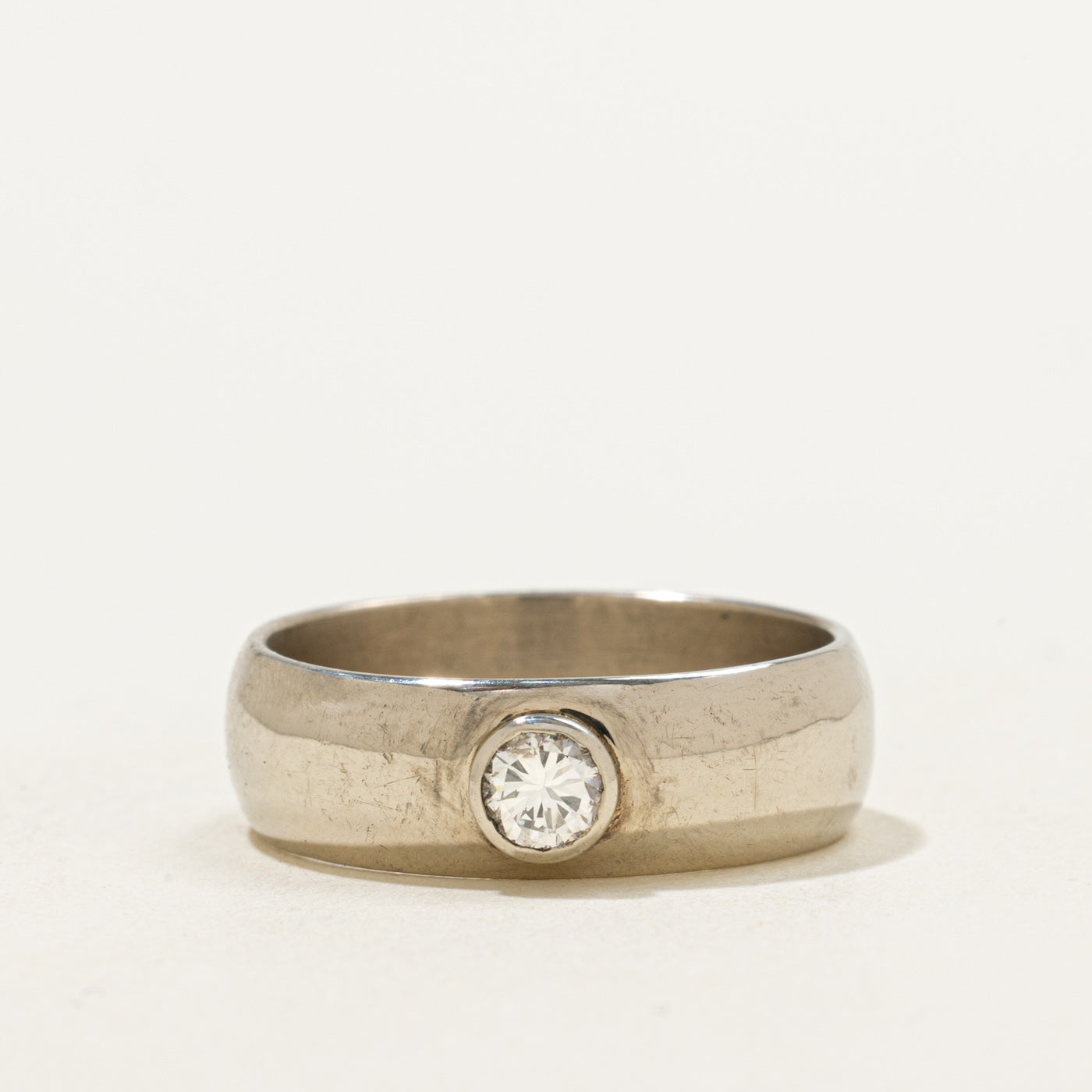 Bezel Set Diamond Ring | 0.20ct | SZ 7 |