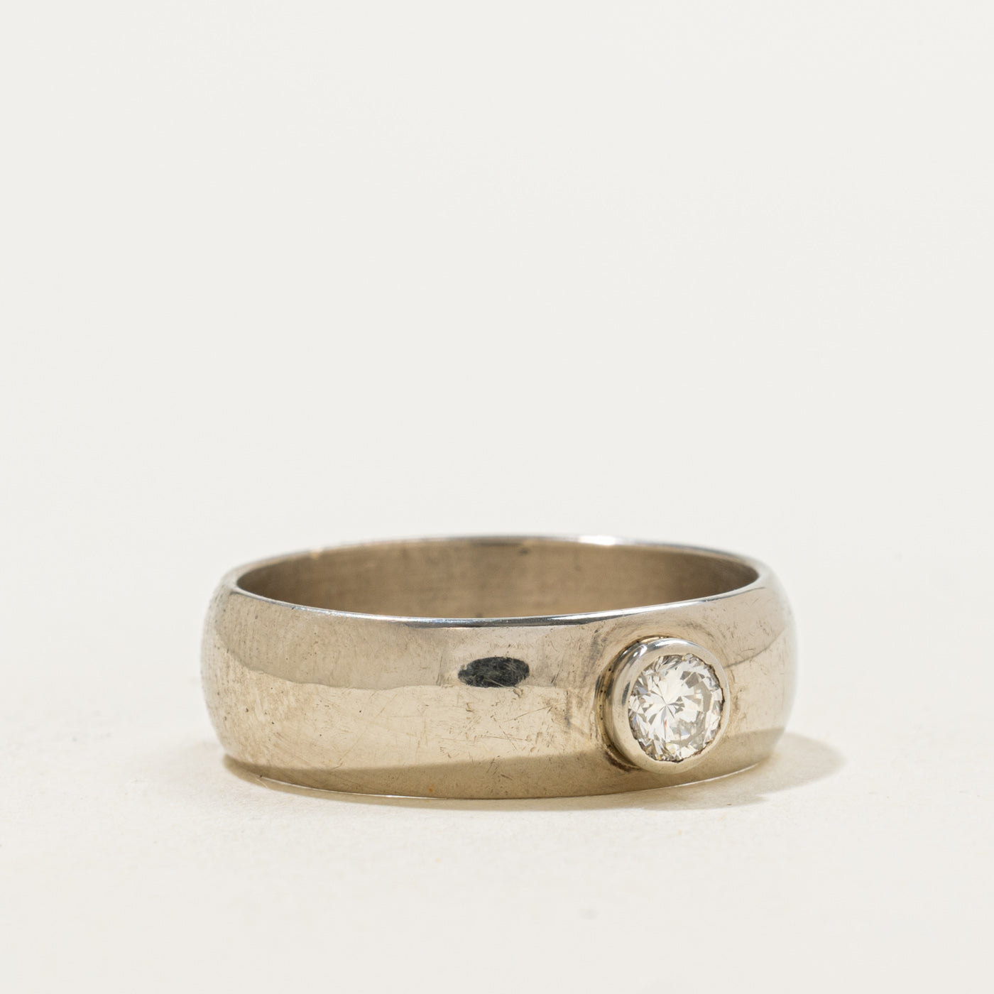 Bezel Set Diamond Ring | 0.20ct | SZ 7 |