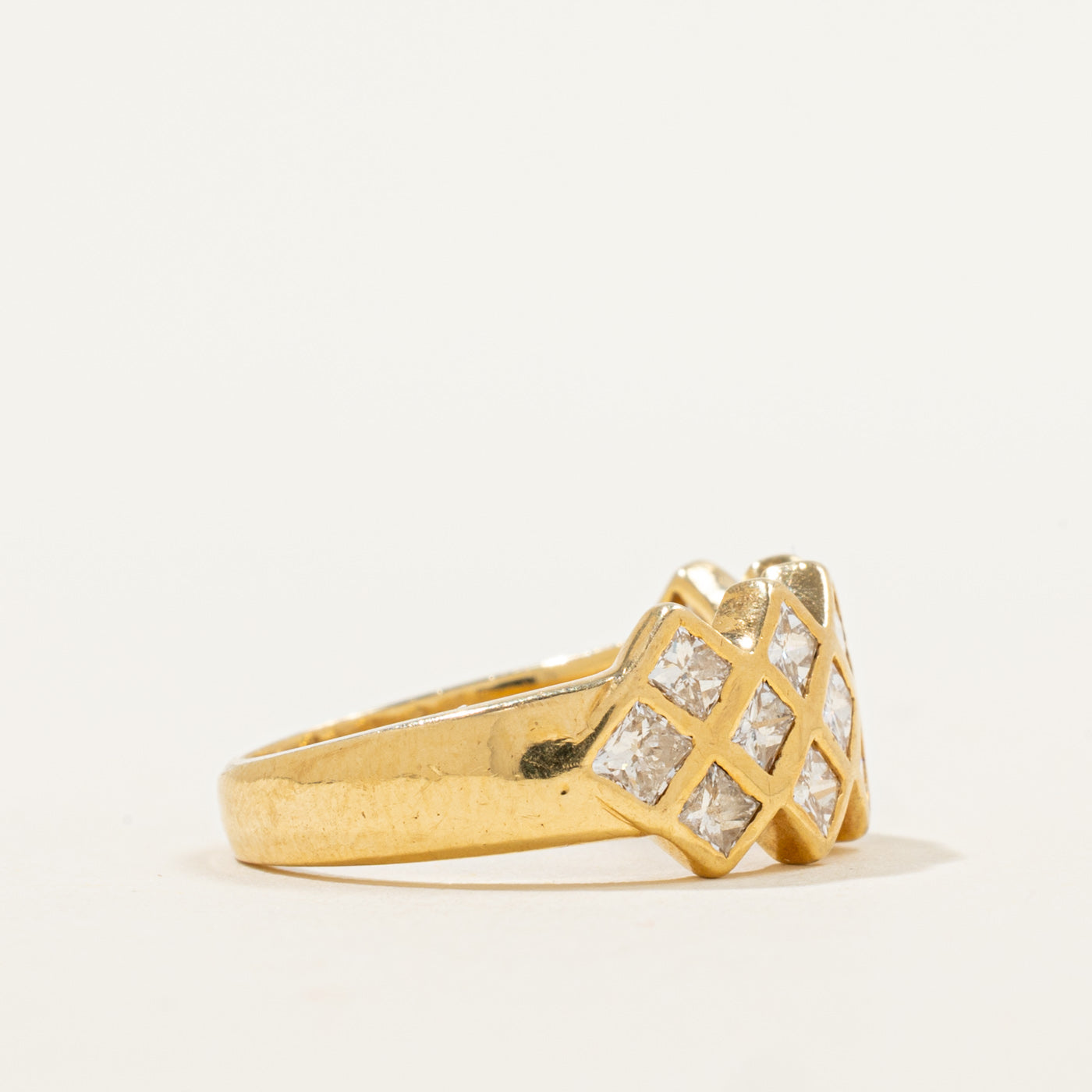 Flush Set Diamond Ring | 1.50ctw | SZ 5.5 |