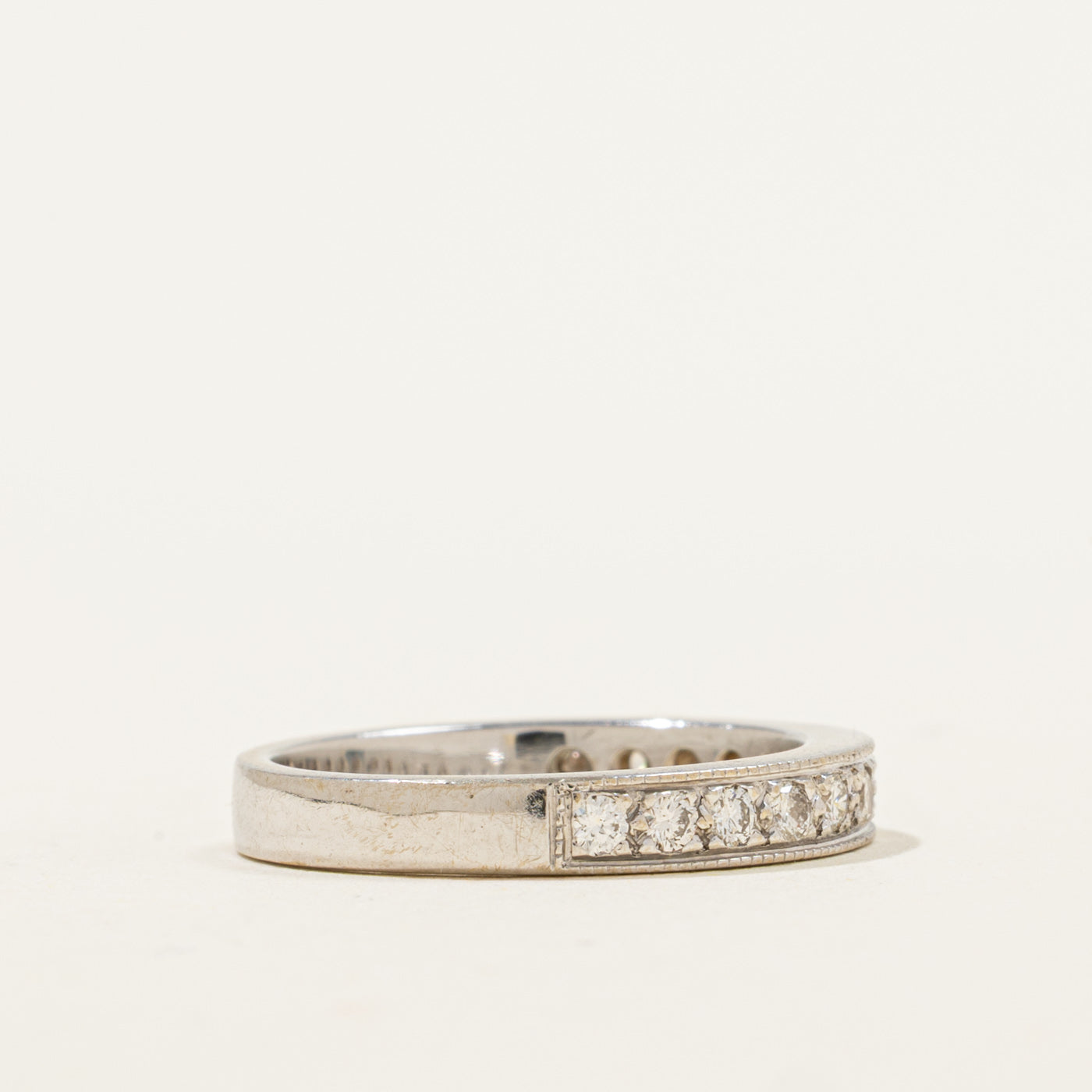Semi Eternity Diamond Ring | 0.26ctw | SZ 5.75 |