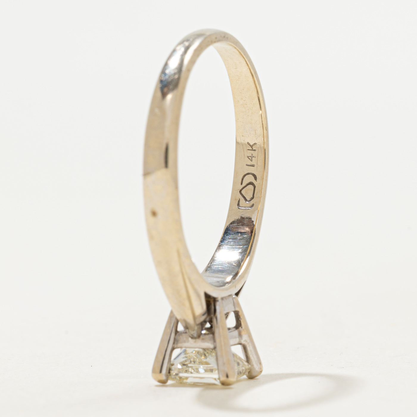 Princess Cut Solitaire Diamond Ring | 1.00ct | SI2, J | SZ 7.75 |