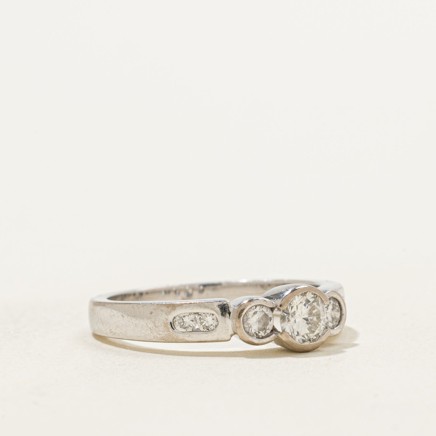 Bague sertie de diamants | 0,50 ct | Taille 6 |