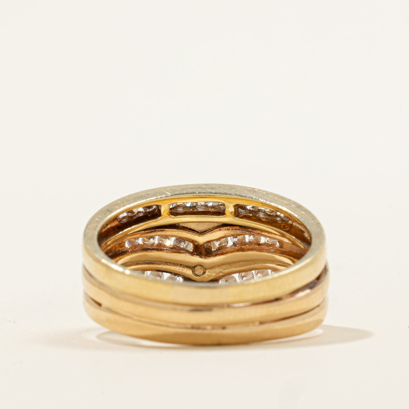 Alliance sertie de diamants | 0,81 ct | Taille 8,25 |