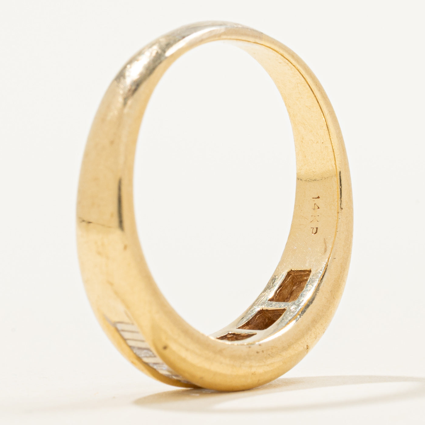 Bague en diamant taille baguette | 0,11 ct | Taille 8,75 |